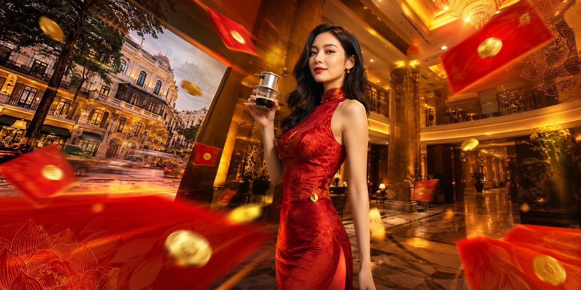 Phong bao lì xì đỏ chào mừng năm mới tại Hà Nội
