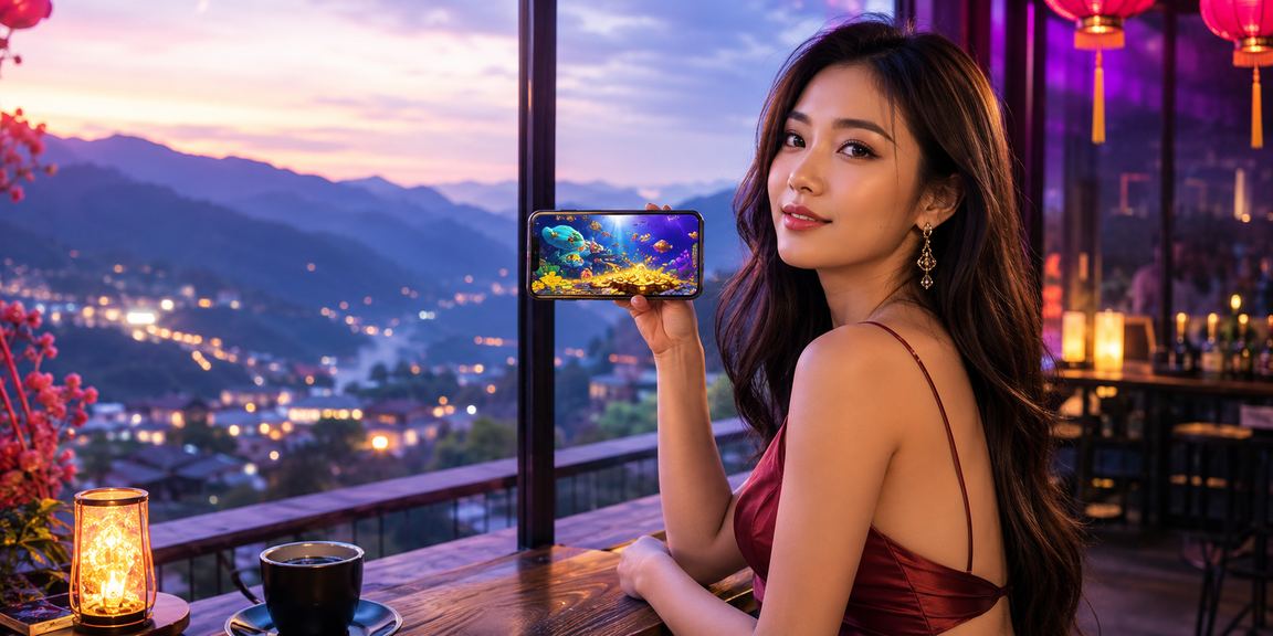 Người dùng Việt Nam trải nghiệm casino trên điện thoại tại quán cà phê Sa Pa